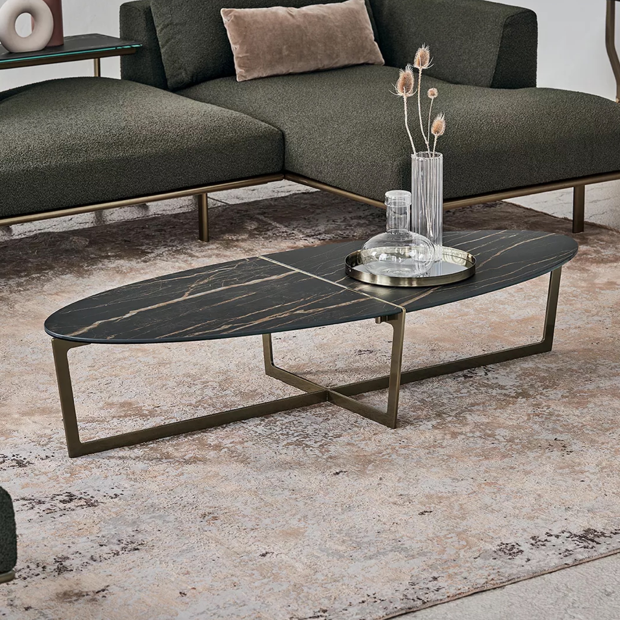 Cross Cocktail Table
